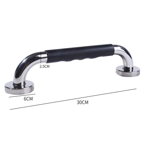 Main courante étanche en acier inoxydable et Silicone pour salle de bain, poignée de porte, sans barrière, pour personnes âgées