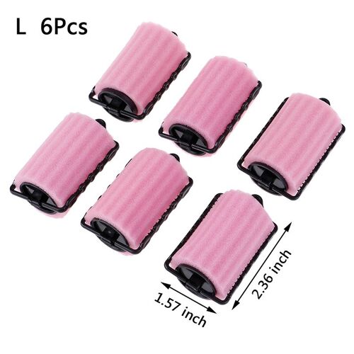 6/8 Pièces Magique Éponge Mousse Coussin Bigoudi Rouleau Soins Des Cheveux Style Bâton Rouleaux Bricolage Bigoudi Outil De Torsion 