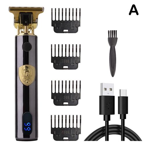 Tondeuse À Cheveux Électrique Rechargeable Usb Pour Hommes, Rasoir À Barbe Professionnel A1i4