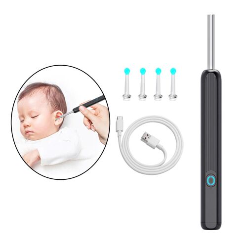 Outil D'élimination Du Cérumen Sans Fil Avec Caméra, Otoscope Wifi Pour Ipad, Téléphone, Tablette, Enfants 