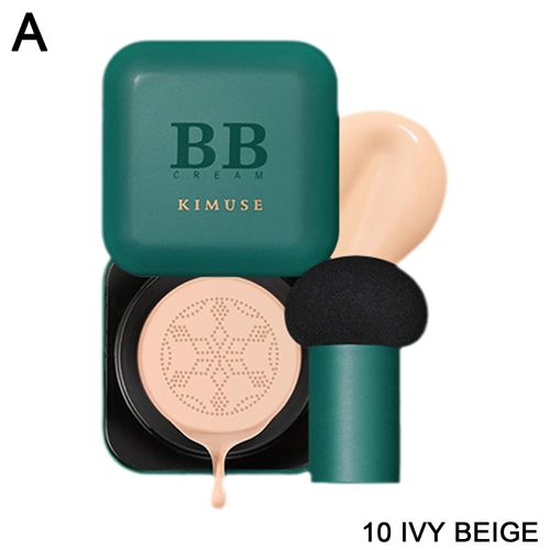 Coussin D'air Bb Fondation Champignon Tête Cc Crème Correcteur Blanchissant Maquillage Cosmétique Étanche Égayer Visage Base Ton 