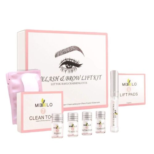 Kit Professionnel De Teinture Pour Cils Et Sourcils, Pour Femmes Et Filles, Outil De Maquillage 