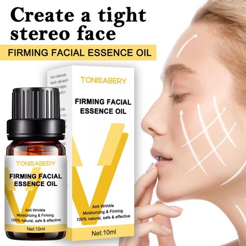 Huile Essentielle Pour Lifting Du Visage, Crème En Forme De V, Amincissante, Raffermissante, Anti-Rides Du Menton, Soins Pour Remodeler Les Muscles De La Peau, Double Masse, 10ml, B1k6 