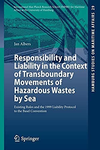Responsibility And Liability In The Context Of Transboundary Movements Of Hazardous Wastes By Sea