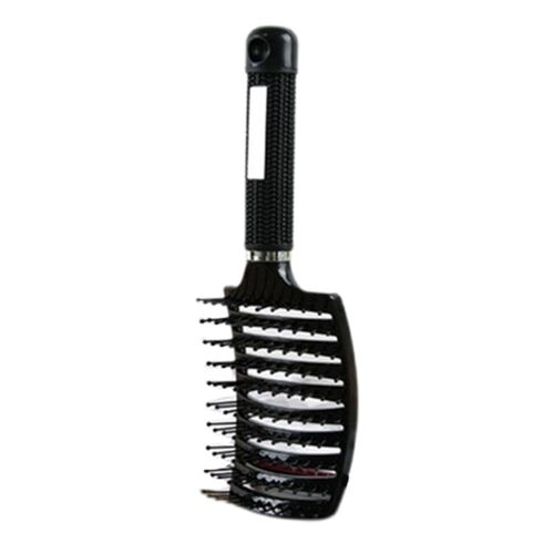 Brosse À Cheveux Antistatique Professionnelle En Plastique Pour Femmes, Peigne Masseur De Cuir Chevelu À Rangée Incurvée Pour Salon De Coiffure, Outils De Coiffure 