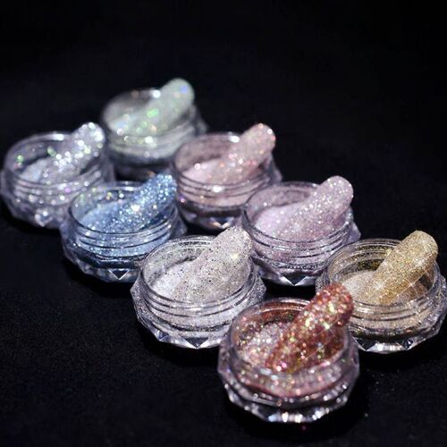 Poudre À Paillettes Pour Ongles, Poussière Brillante, Sable, Décoration Pour Manucure, Nail Art, Conseils De Décoration, Artisanat De Bricolage 