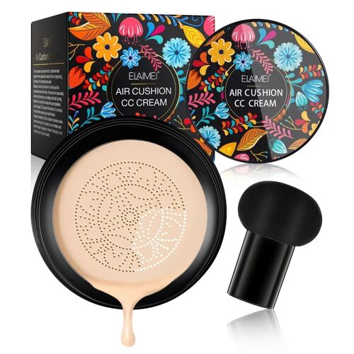 Bb Crème À Coussin D'air En Forme De Champignon Pour La Tête, Correcteur De Couleur Chair, Pigment Hydratant Cc Liquide, Base De Maquillage 