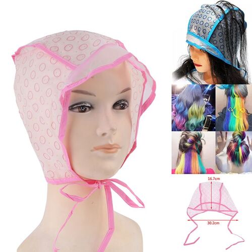 Gants À Cheveux Colorés, 1 Ensemble, Bonnet À Bascule, Avec Crochet, Cheveux 