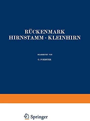 Rückenmark Hirnstamm · Kleinhirn
