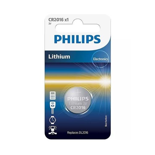 Pile bouton philips cr2016/ 3v