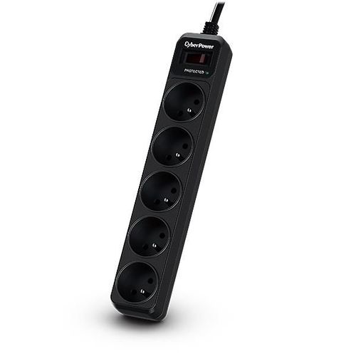 Cyberpower tracer iii b0520sc0-fr parafoudre 5 prise(s) ac 200 - 250 v 1,8 m noir