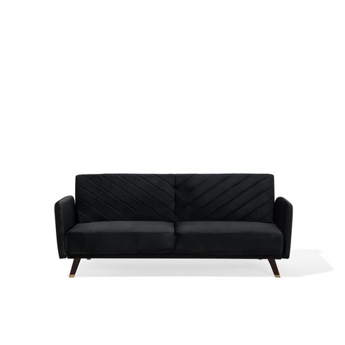 Canapé-Lit Senja Noir Velours