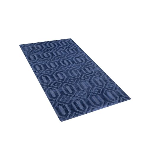 Tapis Bleu Marine 80 X 150 Cm Adatepe