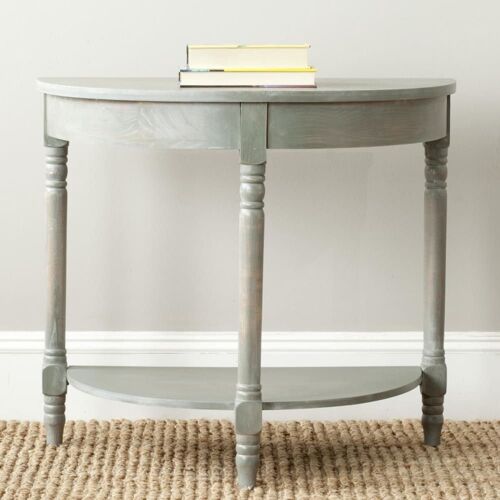 Console En Bois D'orme Gris