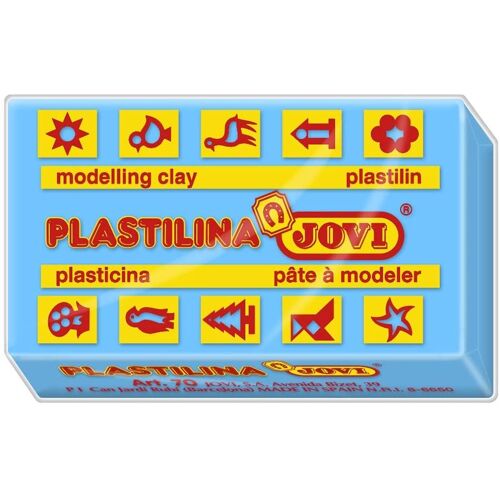 Boîte De 15 Pastilles De Pâte À Modeler 150 G - Bleu Clair Jovi 7112