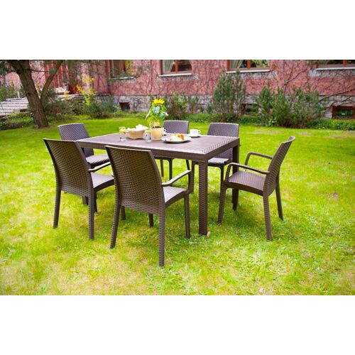 Table D'extérieur Marron 150x90 Cm