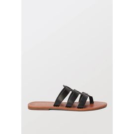 Chaussures Claquettes En Cuir