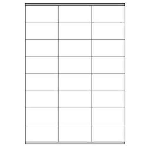 Boite 100 Feuilles Étiquettes Blanches Avec Marges-Laser/Jet D'encre/Photocopieurs-70x36 Mm Megas