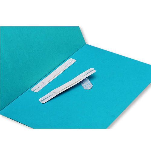 Boite De 100 Attaches De Reliure Autocollantes 15x2 Coloris Blanc Elbe