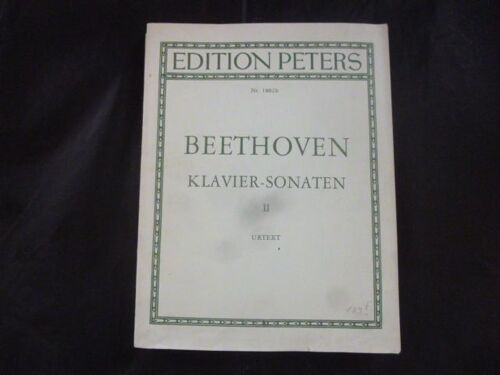 Beethoven Klavier - Sonaten Ii - Urtext - Sonaten Für Zu Zwei Händen