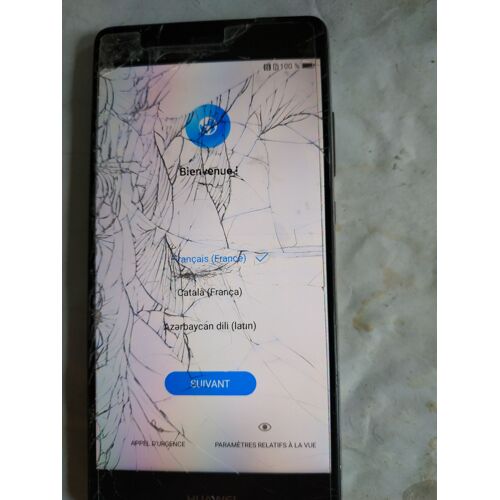 Huawei P9 LEICA EVA-L09 32Go Double SIM Gris Titan Ecran cassé