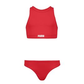 Maillot De Bain 2 Pièces Puma Puma Swim Girls Racerback Bikini Set 1p Rose 152 Cm