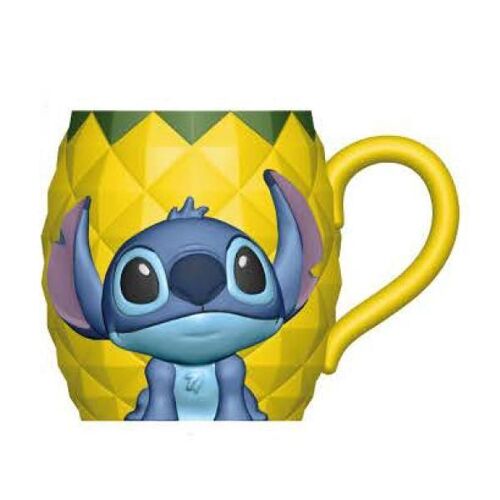 Stitch - Ananas - Mug 3d - 414 Ml