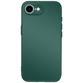Coque pour iPhone 17e Soft-Touch en Silicone Série Fast Cover Vert foncé
