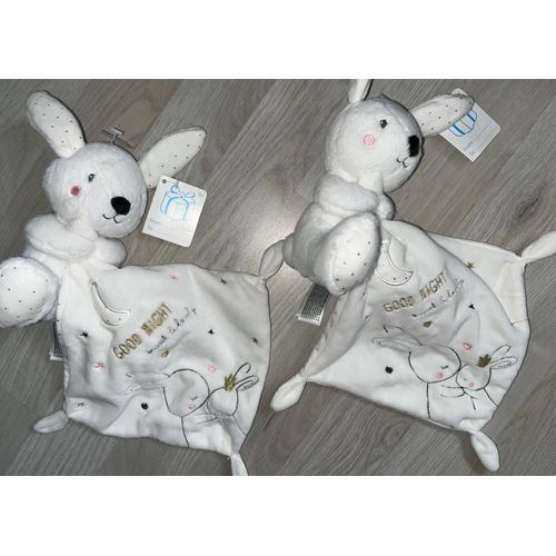 Doudou Lapin Mouchoir Kiabi Simba Toys Benelux Lot De Deux Lapins Jouets Bébé Good Night Sweet & Lovely