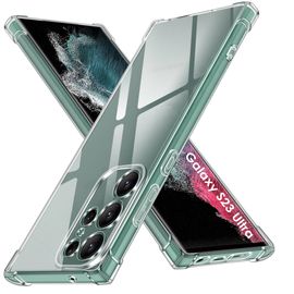 Coque pour Samsung Galaxy S23 ULTRA - Antichoc Protection TPU Souple Transparent [Phonillico]