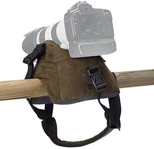 Stealth Gear - Sac de support pour appareil photo rechargeable (2 compartiments, sans remplissage), couleur verte.