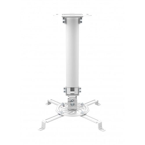 Support pour projecteur de plafond de 38 à 58 cm WHITE