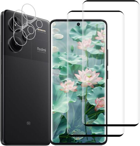 KAL-Lot De 2 + 2 Films De Protection D'Écran En Verre Blindé Pour Xiaomi Redmi Note 13 Pro Plus Et Film De Protection Pour Appareil Photo Redmi Note 13 Pro Plus, Film De Protection D'Écran Hd