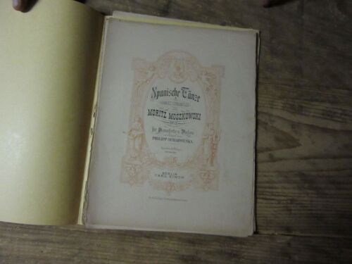 Moritz Moszkowski Danse Espagnoles Op 12 Spanische Piano Violon Violin Arrang P Scharwenka