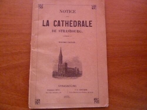La Cathédrale De Strasbourg Notice