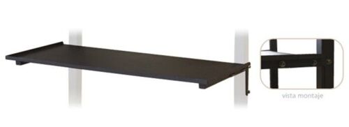 Plateau métallique pour supports de sol BSS-6N Fonestar, dimensions 90 x 39 cm, supports jusqu'à 20 Kg, finition noire