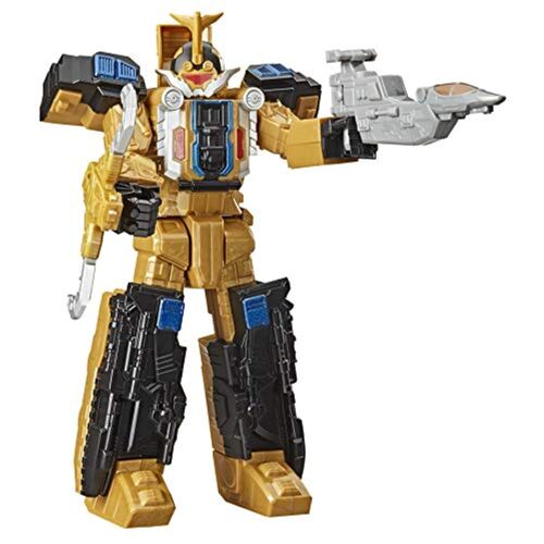 Figurine D'action Beast Morphers Beast Wrecker Zord 25 Cm Inspirée Par Le Zord De Gold Ranger Dans Le Programme Télévisé