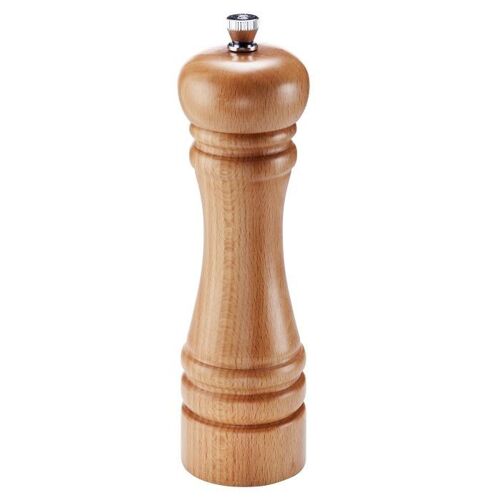 Moulin À Sel Ou À Poivre Westmark, Matériau En Bois De Hêtre, Anneau De Centrage, Broyage Réglable Avec Bouton Rotatif