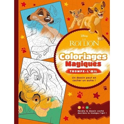 Le Roi Lion - Coloriages Magiques - Trompe L'oeil