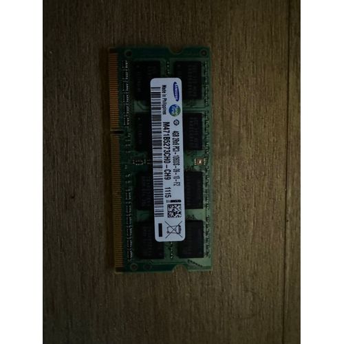 RAM SAMSUNG - 4Gb - 2Rx8 PC3 - 10600S - 09-10-F2 - Mémoire PC portable