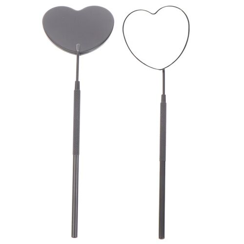 Grand Miroir De Maquillage Pour Extension De Cils, Outil De Beauté Grossissant, Miroir À Longue Poignée Pour Vérifier Les Faux Cils 