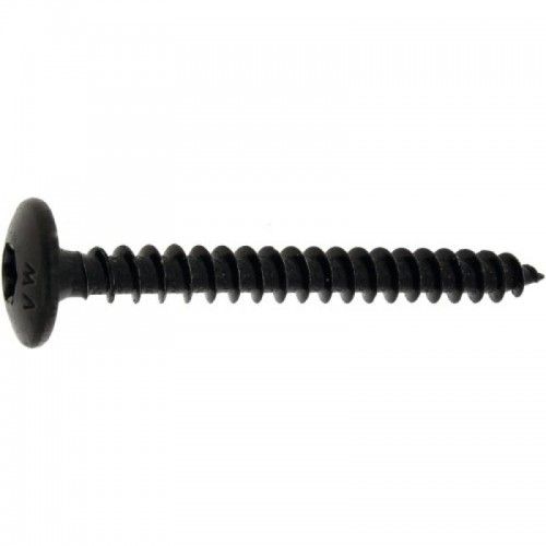 Vis de penture Torx - acier noir - filetage total - 6x50 mm - 200 pièces VISWOOD