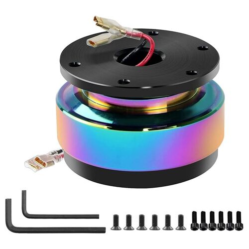 Adaptateur De Moyeu De Volant À Dégagement Rapide, Universel, 6 Trous, Kit À Dégagement Rapide, Coloré