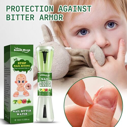 Vernis À Ongles Anti-Morsure Pour Bébés Et Enfants, Eau Amère, Soins Des Doigts 