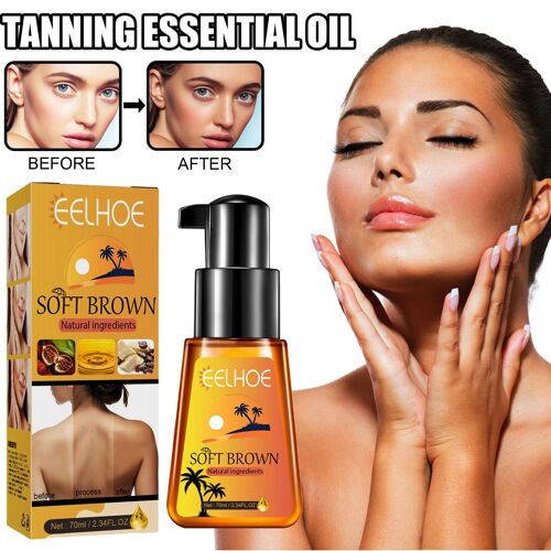 Huile Autobronzante Pour Le Corps, Lotion De Protection Pour La Peau, Bronzage Naturel, Longue Durée, Pour La Plage, Bronzage Sexy, 70 Ml 