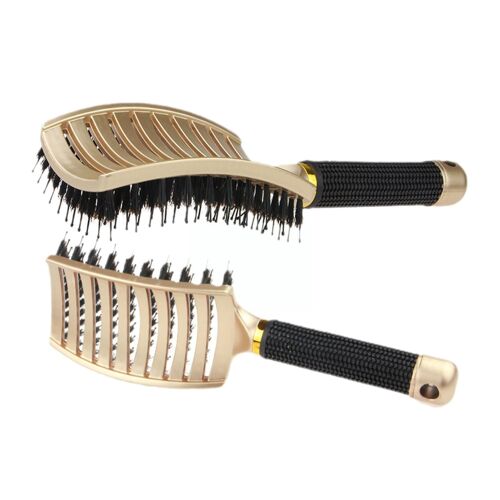 Peigne À Cheveux Rond Professionnel Q3a6, Outils De Coiffure Pour Salon De Coiffure, Brosses De Coiffure, Peigne En Céramique, Baril De Fer Bouclé 