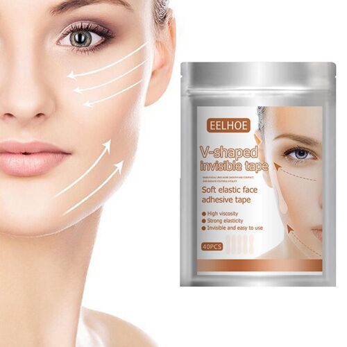 Autocollant De Lifting Du Visage Invisible, Bande Adhésive Fine Pour Menton, Maquillage, Outils De Beauté, Soins De La Peau 