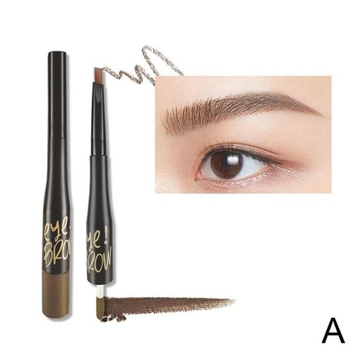 Crayon À Sourcils Double Tête, 2, Sans Bavures, Résistant À L'eau Et Durable, 1 Crayon En Sudation, H2s8 