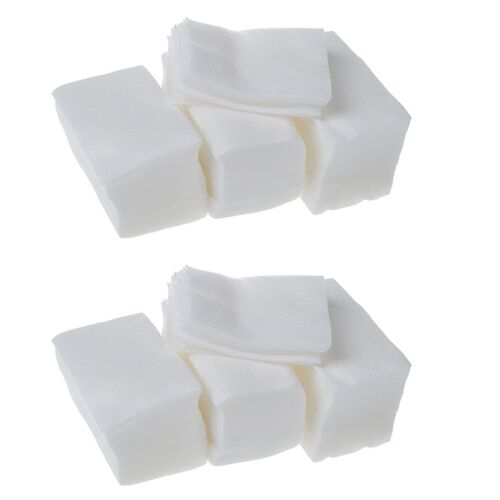 Dissolvant De Vernis À Ongles Blanc, 640 Pièces, Tampons En Coton, Rectangulaire, Nettoyage Du Visage 