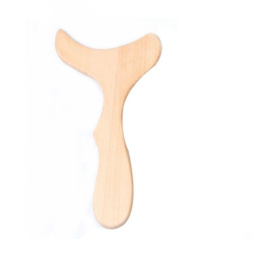 Rouleau De Massage En Bois Pour Le Corps, Planche Gua Sha Pour Le Dos, Les Jambes, Façonnage Du Corps, Drainage Lymphatique, Cellulite, 1 Pièce 